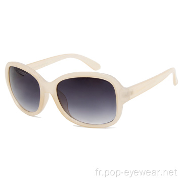 lunettes de soleil Retro 90s Nude Rectangle pour femmes